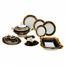 Сервиз столовый на 12перс.49пред."Симфония кобальт"