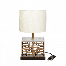 Настольная лампа 35см. золотая