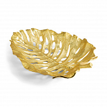 Блюдо Michael Aram "Leaves Monstera", 57 см