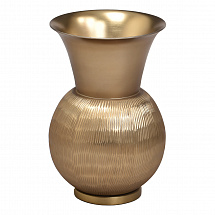 Ваза для цветов 32см."Saige" золотая