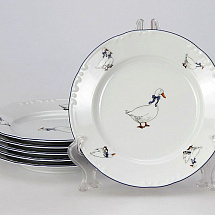 Набор тарелок 19см.6шт."Констанция Гуси" 