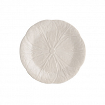 Тарелка Bordallo Pinheiro "Капуста", 19 см, бежевая