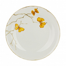 Тарелка Michael Aram "Butterfly Ginkgo Gold", 28 см, фарфор