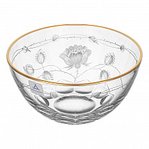 Ваза для конфет 13см."Mona Gold"