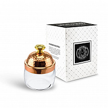 Банка под сыпучие продукты 500 мл. "КМ" с медной кованой крышкой