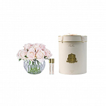 Ароматизированный букет 19,5см."Luxury Round 13 Rose" розовое шампанское Cote Noire