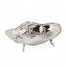 Блюдо 33x23см. Royal Family серебряное