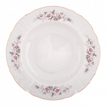 Тарелка глубокая 23см."Роза серая 5396011" Bernadotte