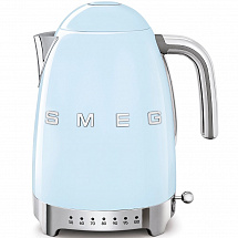 Чайник электрич. с регулируемой темп-ой 1,7л.2400Вт."Smeg" пастельно голубой