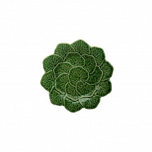 Блюдо Bordallo Pinheiro "Geranium", 22 см, зеленое