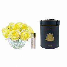 Ароматизированный букет 19,5см."Luxury Round 13 Rose" желтый Cote Noire