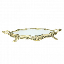 Поднос с зеркалом 48,5х30 см.(01172)
