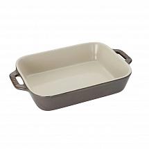 Форма для запекания, прямоугольная 20х16 см, античный серый