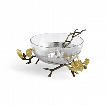 Чаша с ложкой Michael Aram "Butterfly Ginkgo", 15 см