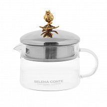 Чайник заварочный 500мл."Grazia" золотой