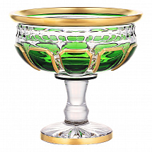 Ваза для конфет н/н 16см."Антик Зеленый"