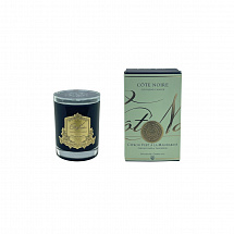 Свеча ароматическая 185г."Persian Lime & Tangerine" в черном сосуде, 12,5см, 60ч, Cote Noire