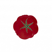 Тарелка Bordallo Pinheiro "Томат", 21 см, красная