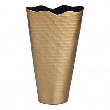 Ваза для цветов 41см."Mavis" золотая