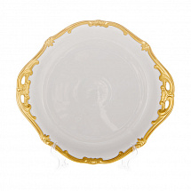 Блюдо круглое с ручками 28см."Престиж"