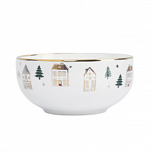Пиала 14x7см."Домики и ели"
