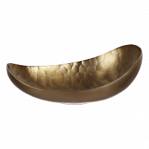 Ваза для фруктов 30см."Haley" золотая