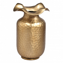 Ваза для цветов 42см."Melvin" золотая