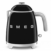 Мини чайник электрический "Smeg", 0,8 л, черный, 1400 Вт