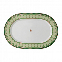 Блюдо овальное 40см."Fern" зеленое Rosenthal