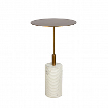 Приставной столик 30см. золотой