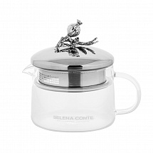 Чайник заварочный 500мл."Grazia" серебряный