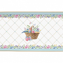 Блюдо 35х15 см. "Корзина с цветами"