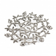 Подставка под горячее 22см."Grazia" серебряная