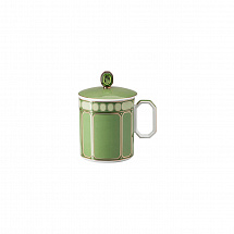 Кружка с крышкой 390мл."Fern" зеленая Rosenthal