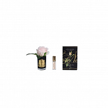 Ароматизированный цветок 13,5см."Natural Touch Rose Buds" розовое шампанское/черный Cote Noire