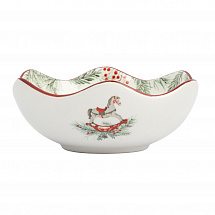 Салатник 16см."Лошадка" красный