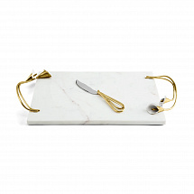 Доска для сыра с ножом Michael Aram "Calla Lily", 46х25 см