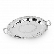 Поднос 48x29см.Royal Family серебряный