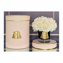 Ароматизированный букет "Pink Blush" белый