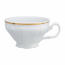 Чашка для чая 205мл."Бернадот белый 311011" большая ручка Bernadotte