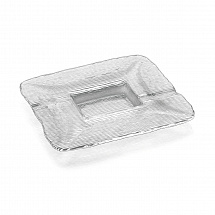 Блюдо с отделением 32х28см."All In One" прозрачное IVV