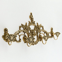 Вешалка 4 крючка "Роза" 24х50 см.