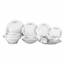 Сервиз столовый на 6перс. 25пред."Роза серая платина 5396021" Bernadotte