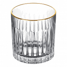 Набор стаканов 360мл.6шт."Таймлесс Голд" Глянцевое BD