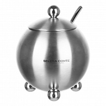 Сахарница с ложкой 11,5см."Bagolino" матовая